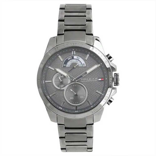 Tommy hilfiger Men Decker Round Grey Watches 1791347