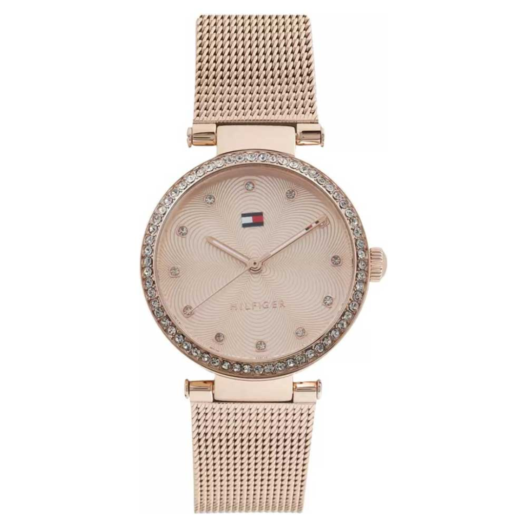 Tommy hilfiger Women Lynn Round Rose gold Watches 1781865