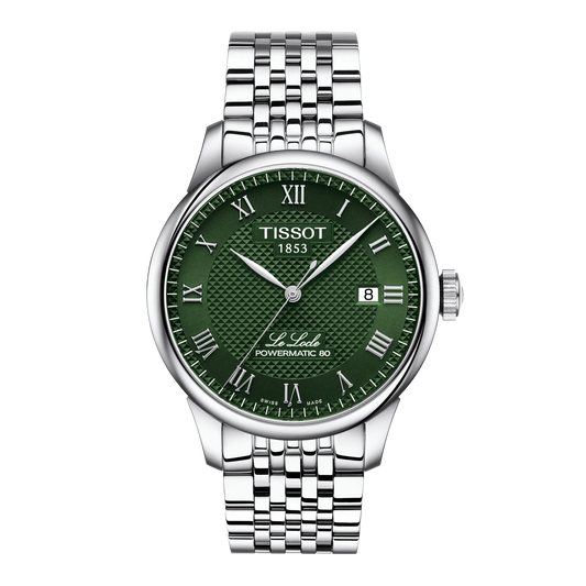 Tissot T-Classic Le Locle 39mm Mens Watch Green T0064071109300