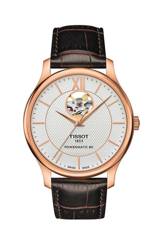 TISSOT TRADITION POWERMATIC 80 OPEN HEART T0639073603800