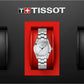 Tissot T-Wave Diamond Silver Dial Watch Women's T1122101103600