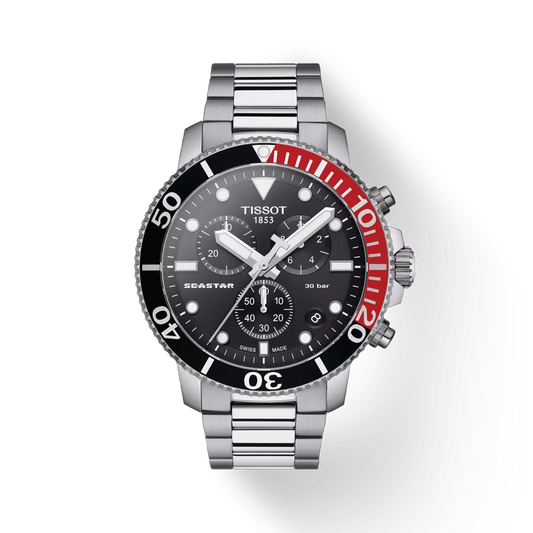 Seastar 1000 Men's Chronograph Stainless Steel Watch T1204171105101