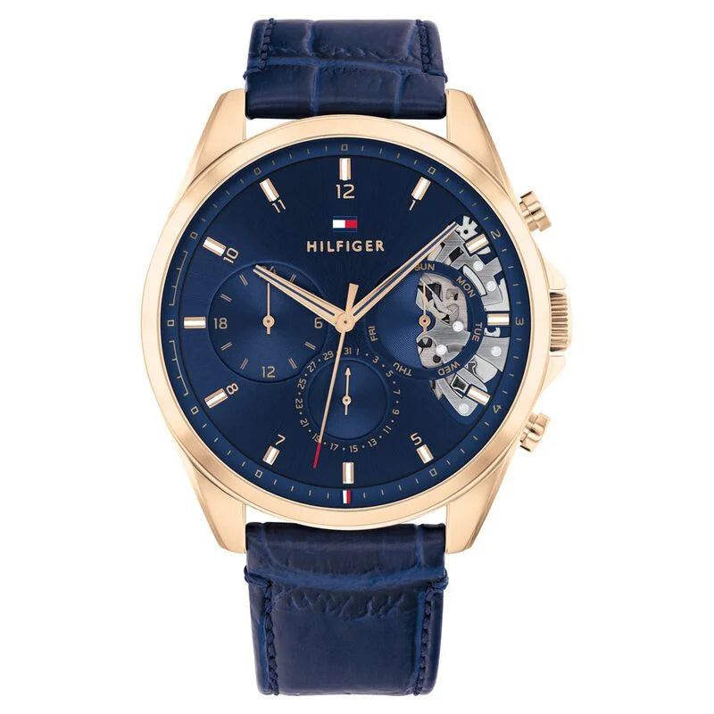 Tommy Hilfiger Quartz Multifunction Blue Dial Watch for Men NETH1710451