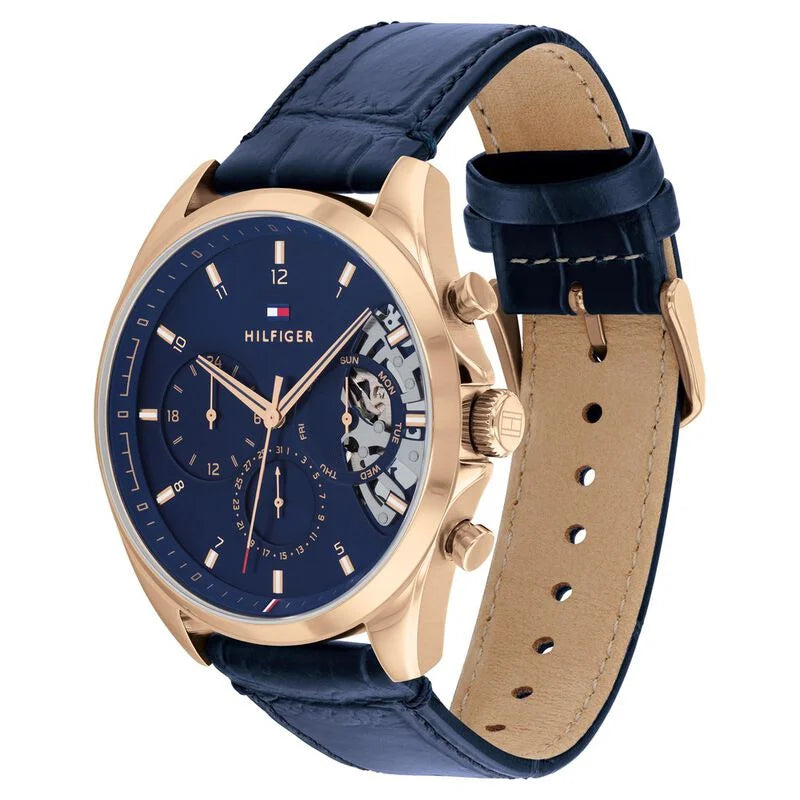 Tommy Hilfiger Quartz Multifunction Blue Dial Watch for Men NETH1710451