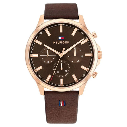 Tommy Hilfiger Brown Dial Quartz Analog Watch for Men NETH1710497