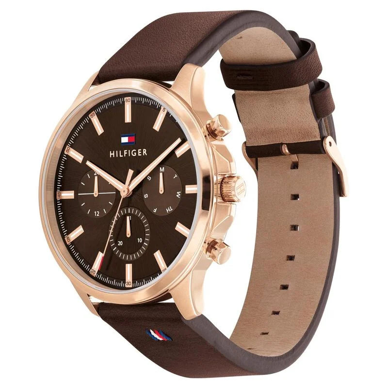 Tommy Hilfiger Brown Dial Quartz Analog Watch for Men NETH1710497