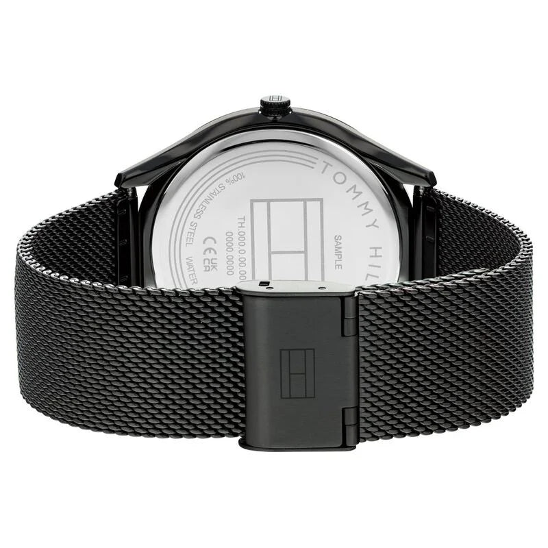 Tommy Hilfiger Black Dial Black Stainless Steel Strap Watch for Men TH1710513