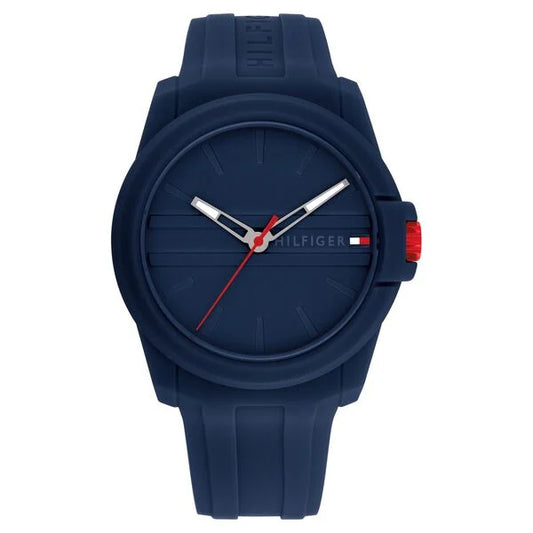 Tommy Hilfiger Quartz Analog Blue Silicone Strap for Men th1710595w