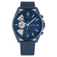 Tommy Hilfiger Multifunction Blue Dial Blue Color Stainless Steel Strap Watch For Men th1710648