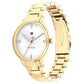 Tommy Hilfiger Quartz Analog White Dial Stainless Steel Strap Watch for Women NETH1782546