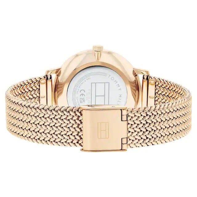 Tommy Hilfiger Rose Gold Dial Quartz Analog Watch for Women TH1782603