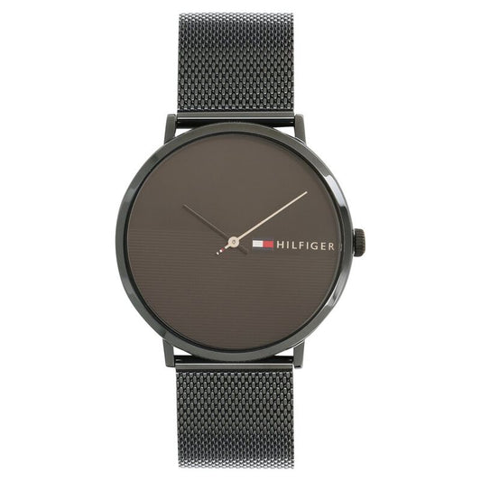 Tommy Hilfiger Quartz Analog Black Dial Metal Strap Watch for Men NETH1791464W / NETH1791464