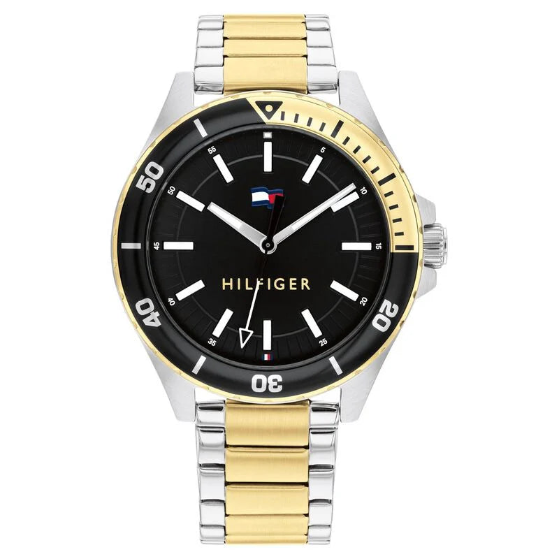 Tommy Hilfiger Quartz Analog Black Dial Stainless Steel Strap Watch for Men TH1792013