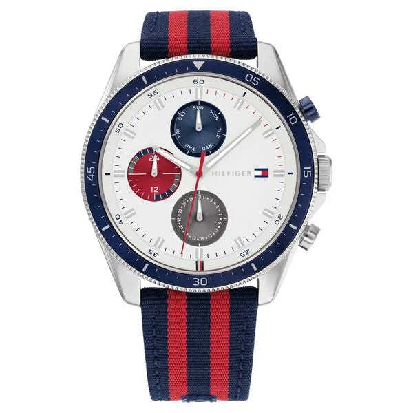 Tommy Hilfiger White Dial Quartz Analog Watch for Men neth1792035