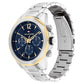 Tommy Hilfiger Blue Dial Silver Stainless Steel Strap Watch for Men th1792059