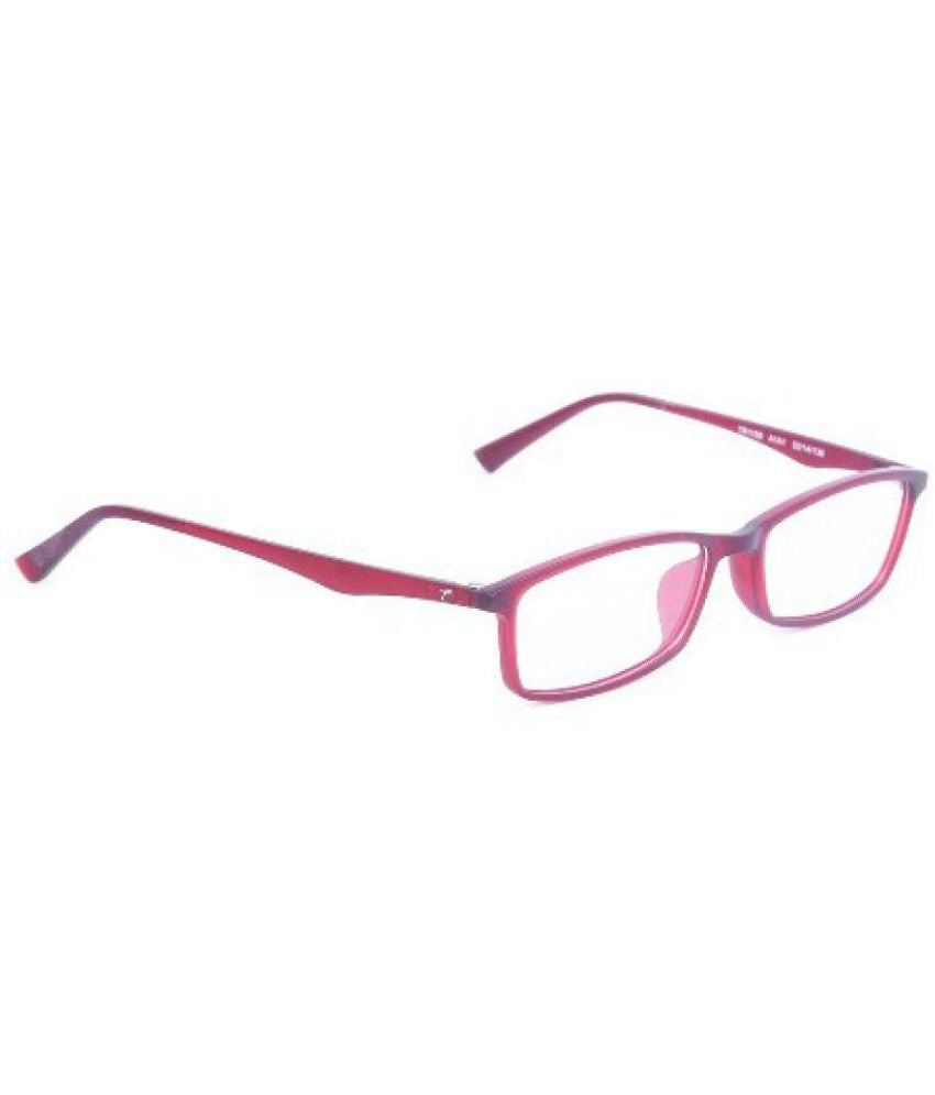 TITAN Maroon Square Spectacle Frame TR1158A1A1