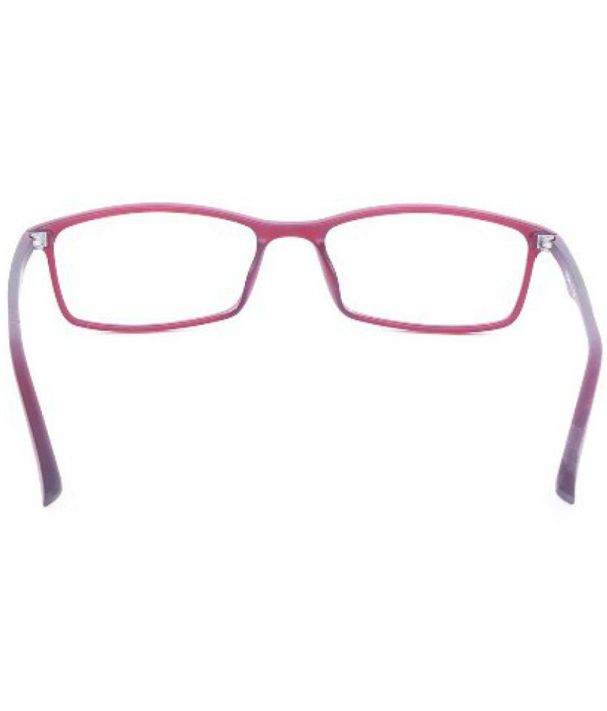 TITAN Maroon Square Spectacle Frame TR1158A1A1