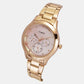 Timex  Women's Mother of Pearl Round Chronograph Stainless Steel Watch TW000Q817