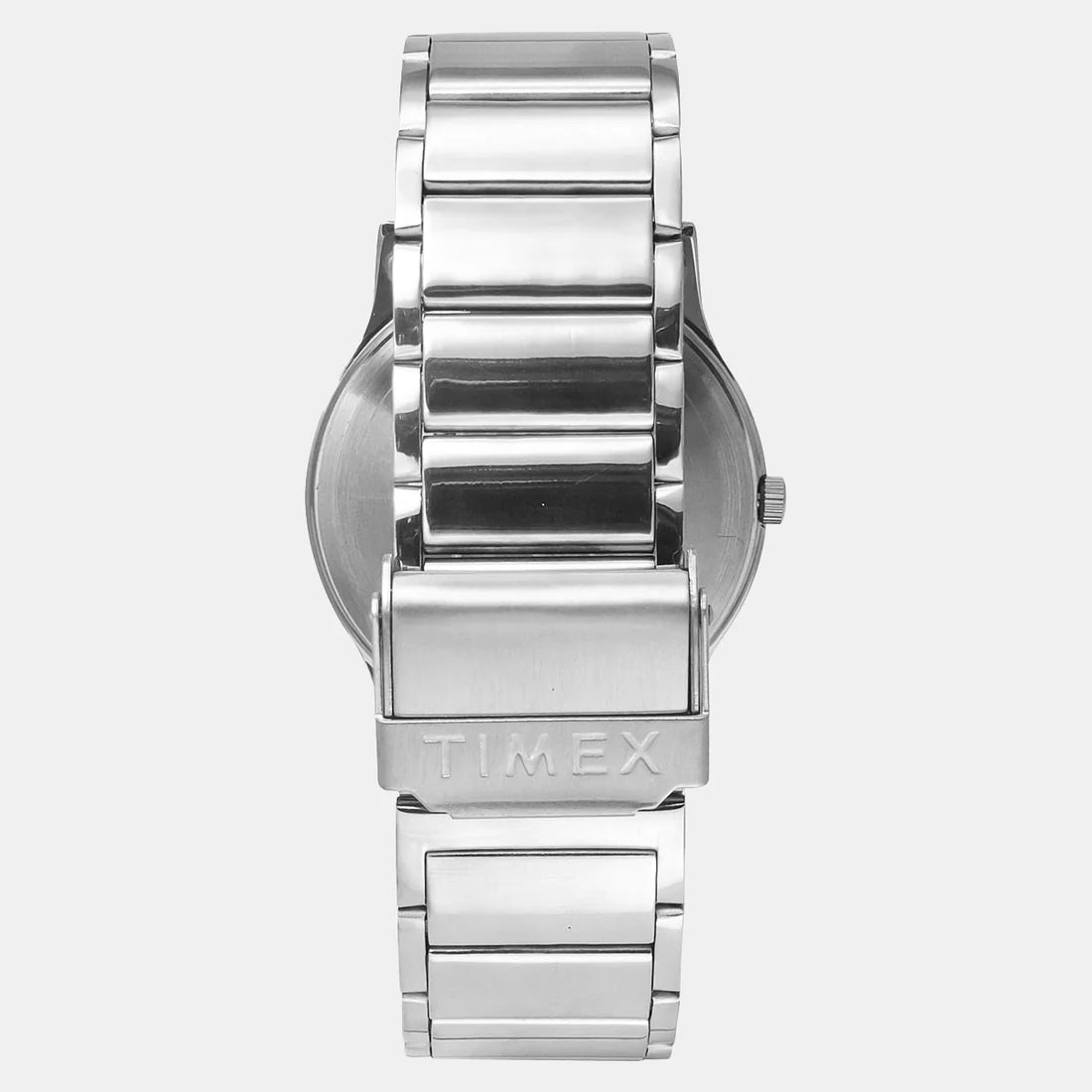 Timex  Men's Silver Round Analog Stainless Steel Watch TW000R456