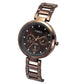 Timex Women Brown Round Dial Analog Watch - TW000X267