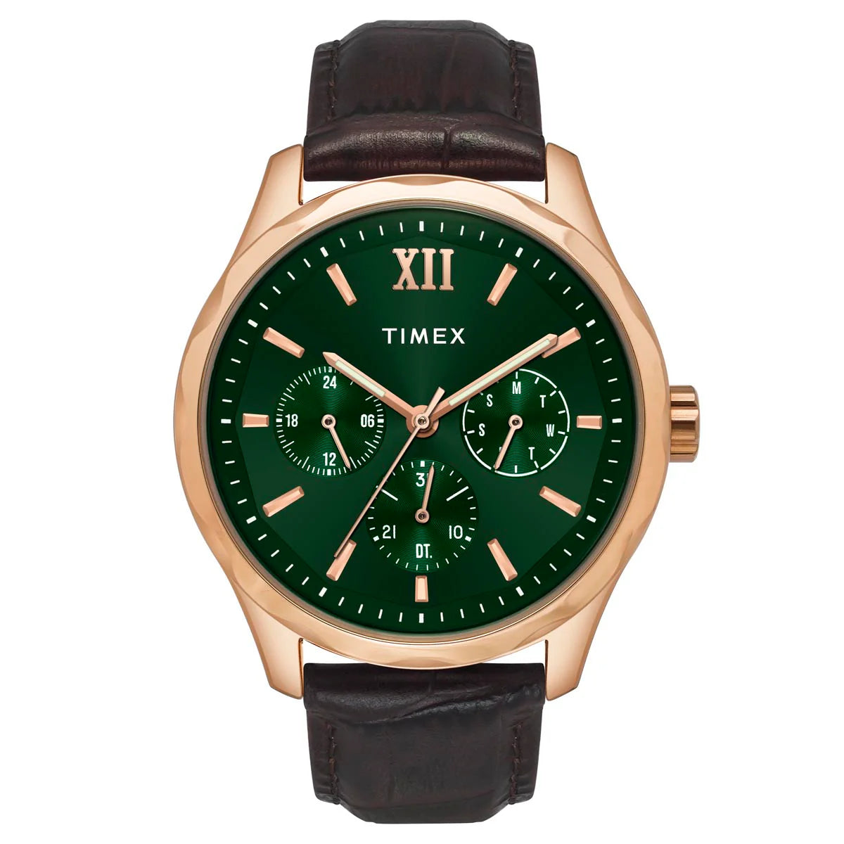 Timex Men Green Round Dial Analog Watch - TW0TG7634