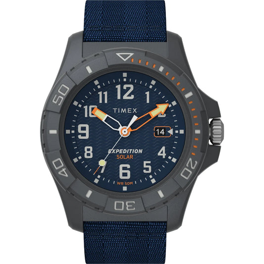 TIMEX Expedition North™ Freedive Ocean 46mm Recycled Fabric Strap Watch TW2V40300X6