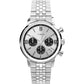 Timex Men Silver-Tone Analog Round Stainless Steel Dial Watch - TW2W10400UJ