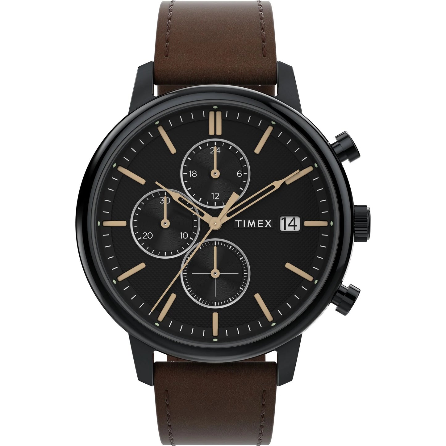 TIMEX Trend Men Black Round Analog Watch - TW2W13200UJ