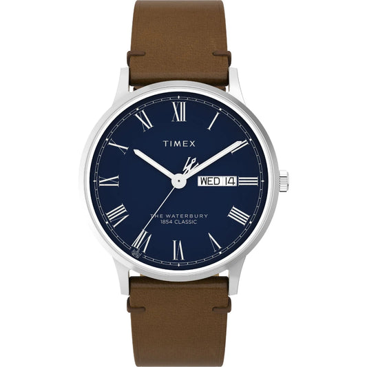 Timex Waterbury Classic 40mm Leather Strap Watch TW2W14900UJ