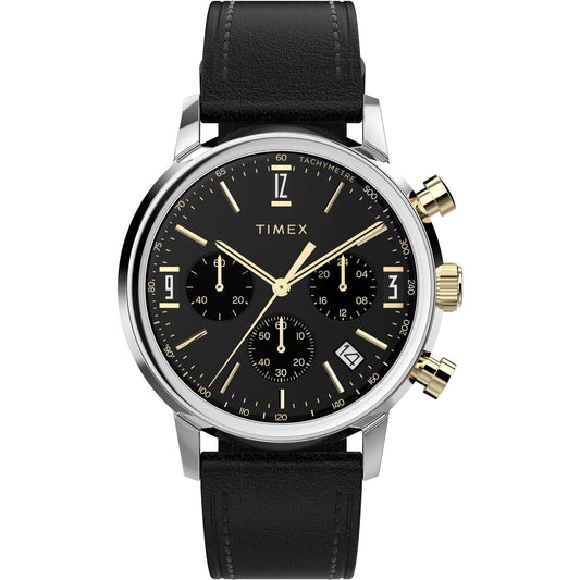 TIMEX Marlin Men Black Round Dial Analog Watch - TW2W51500UJ