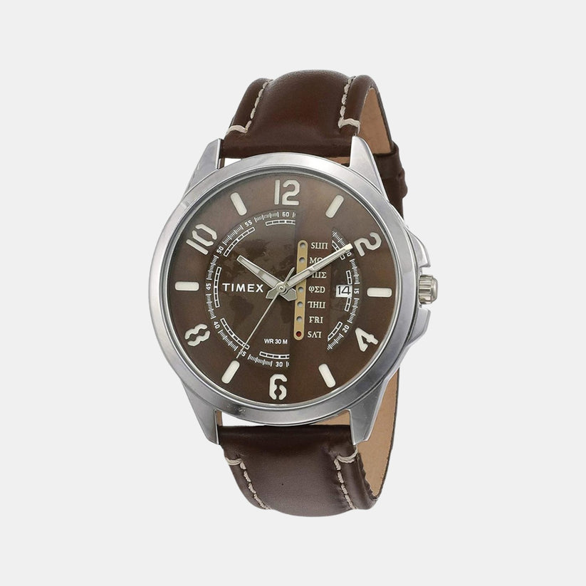 Timex Analog Brown Dial Men's Watch-TWEG16503