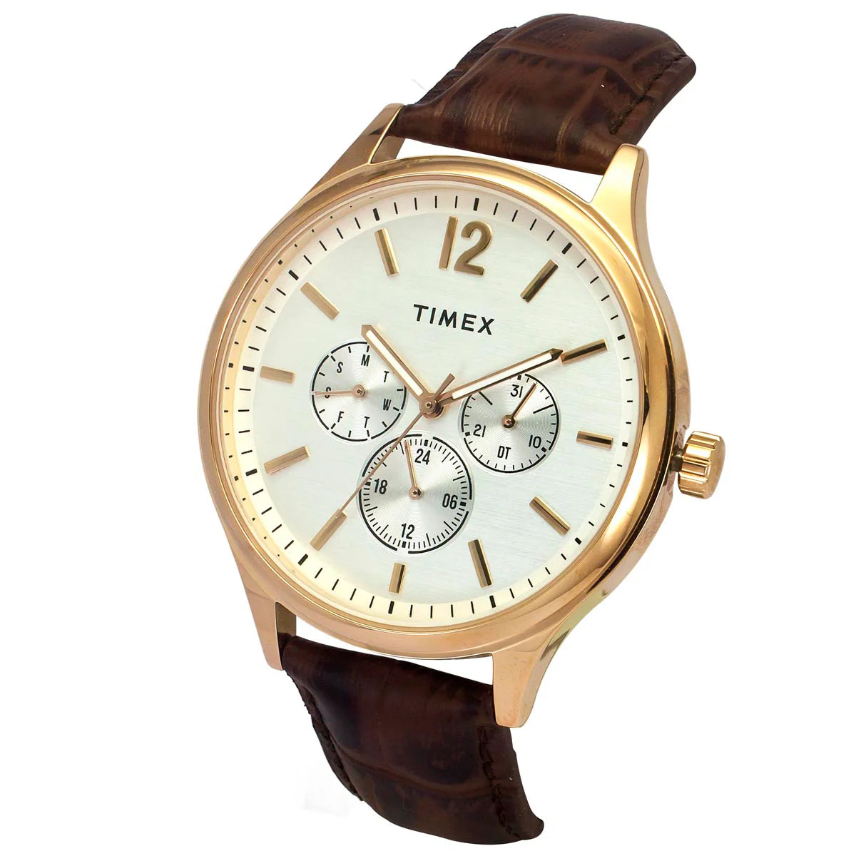 Timex Men White Round Dial Analog Watch - TWEG18433