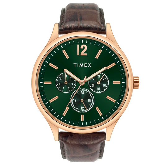 Timex Men Green Round Dial Analog Watch - TWEG18434