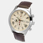 Men Brass Dial & Leather Straps Analogue Chronograph Watch TWEG18510