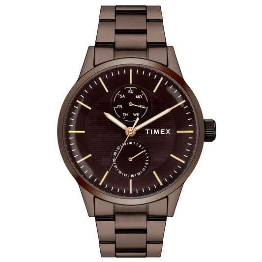 Timex Men Brown Round Dial Analog Watch - TWEG19941