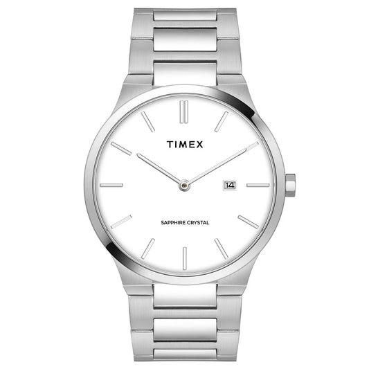 E Class Male White Analog Stainless Steel Watch TWEG23600