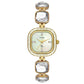 Timex Fria Women Mother Of Pearl Square Dial Analog Watch - TWEL17106