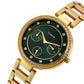 Timex Cosmic Awe Women Multifunction Round Dial Green Watch - TWEL18700