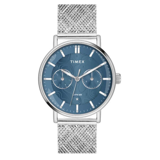 Cosmic Typography Eve Blue Dial Women's Watch TWEL20301