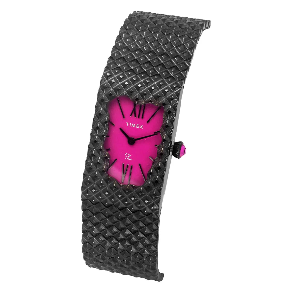 TIMEX Fria Women Magenta Rectangle Dial Analog Watch - TWEL77707