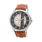 TIMEX FASHION MEN'S SILVER DIAL ROUND CASE DAY DATE FUNCTION WATCH -TWEG16501