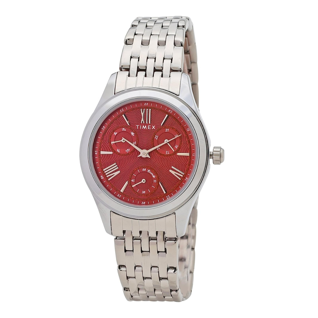 TIMEX Analog Red Dial Women's Watch-TW000W215