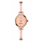 TIMEX CLASSICS WOMEN'S ROSE GOLD DIAL OVAL CASE 3 HANDS FUNCTION WATCH -TW0TL9312