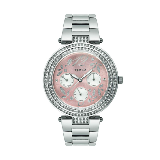 TIMEX Analog Silver Dial Women's Watch-TWEL12002