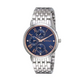 TITAN Workwear Watch with Blue Dial & Stainless Steel Strap 2569SM01(DG357)