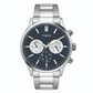 TIMEX FASHION MEN'S BLUE DIAL ROUND CASE MULTIFUNCTION FUNCTION WATCH -TWEG19603