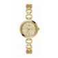 TIMEX CLASSICS WOMEN'S CHAMPAGNE DIAL ROUND CASE 3 HANDS FUNCTION WATCH -TWEL11414