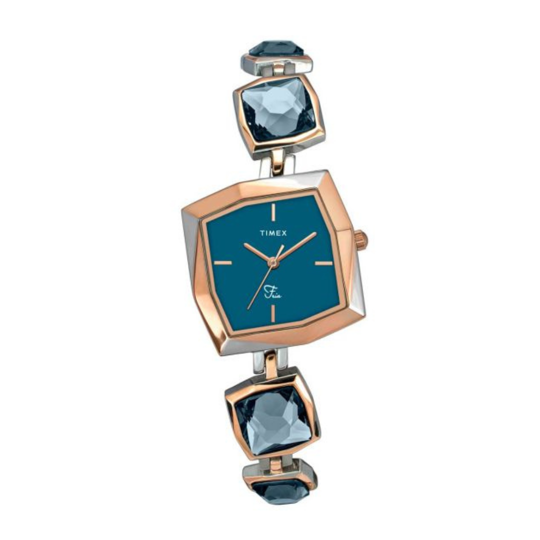 TIMEX ANALOG BLUE DIAL WOMEN WATCH-TWEL16102