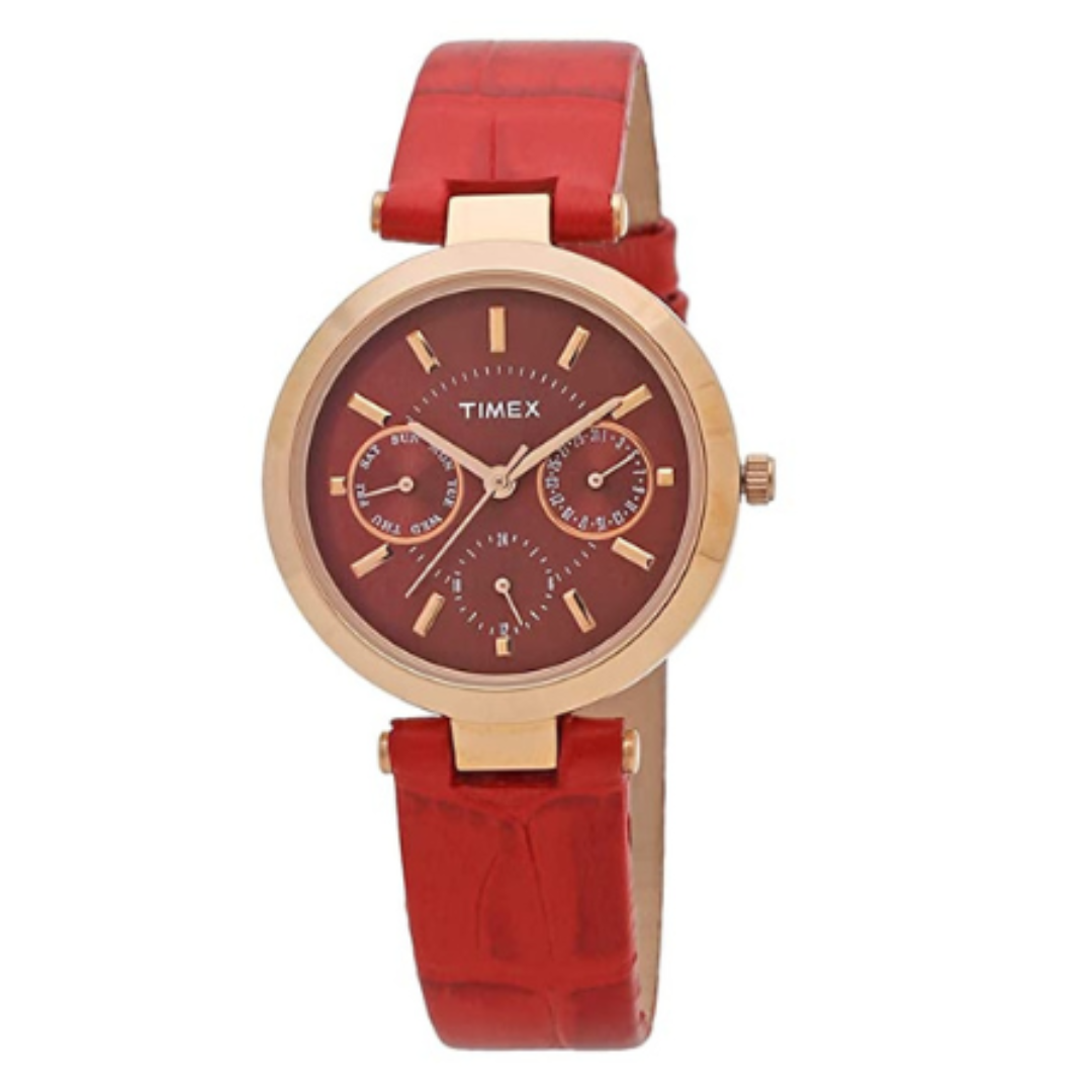 TIMEX Analog Red Dial Women's Watch - TWEL11810