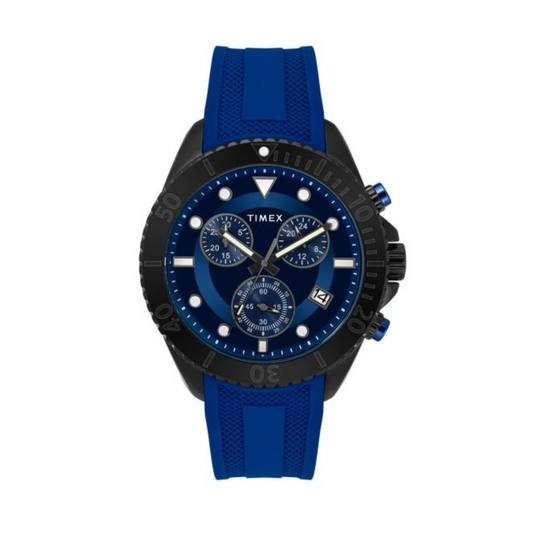 TIMEX MENS BLUE DIAL WATCH TWEG20100